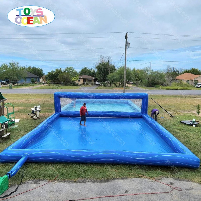 Kids Outdoor Games - カスタマイズ可能な業務用PVC屋外ウォータースポーツゲーム 大人と子供用インフレータブルバレーボールコート インフレータブルバレーボールプール