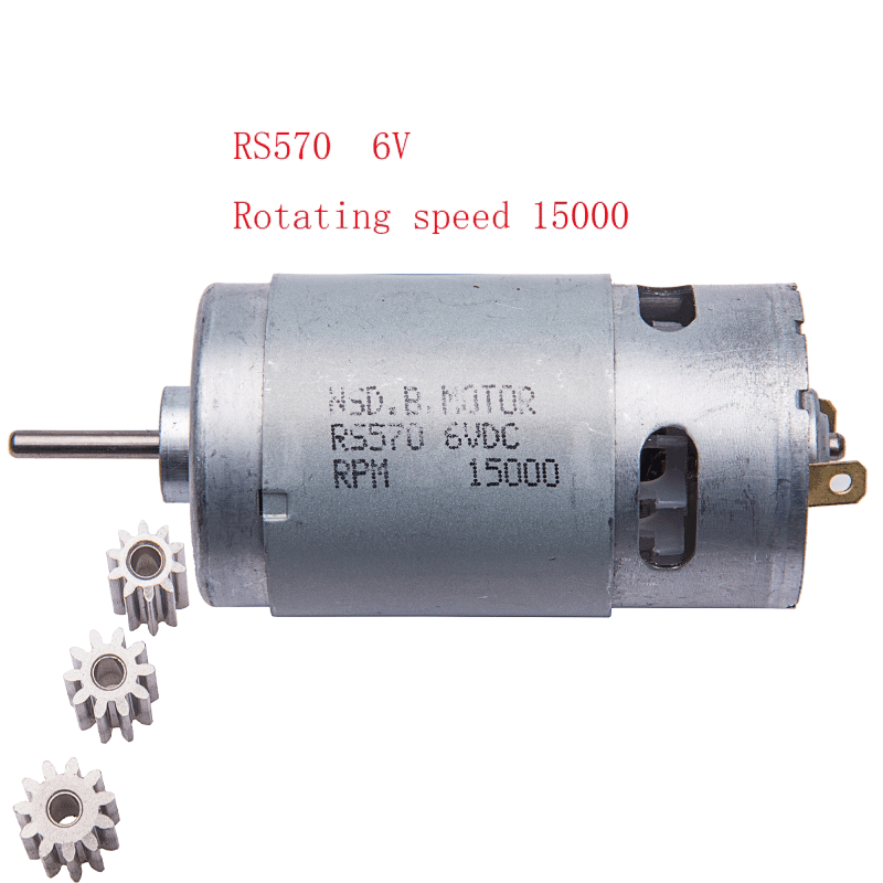 6v 12v RS570子供の電気おもちゃの車のモーター、1 - Ride On Toy Car のレビューと価格