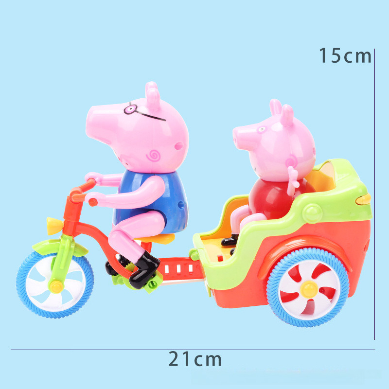 電池式ピンクの豚の乗用玩具、電動音楽付き子供用車、かわいい豚 - Ride On Toy Car のレビューと価格