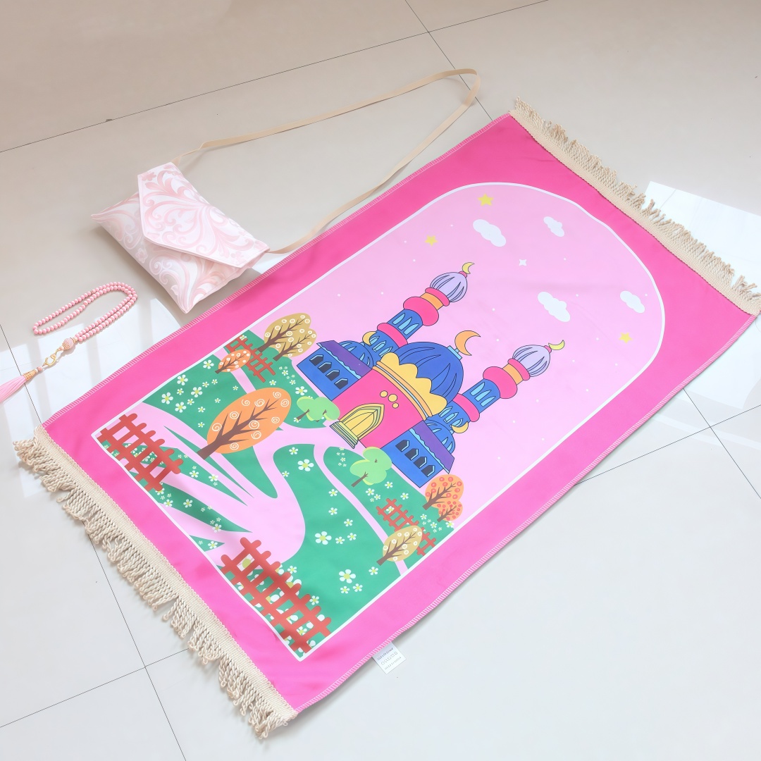 子供向けプリント入りクロスボディバッグセット、祈りの数珠付き - Kids Outdoor Floor Cushions のレビューと価格