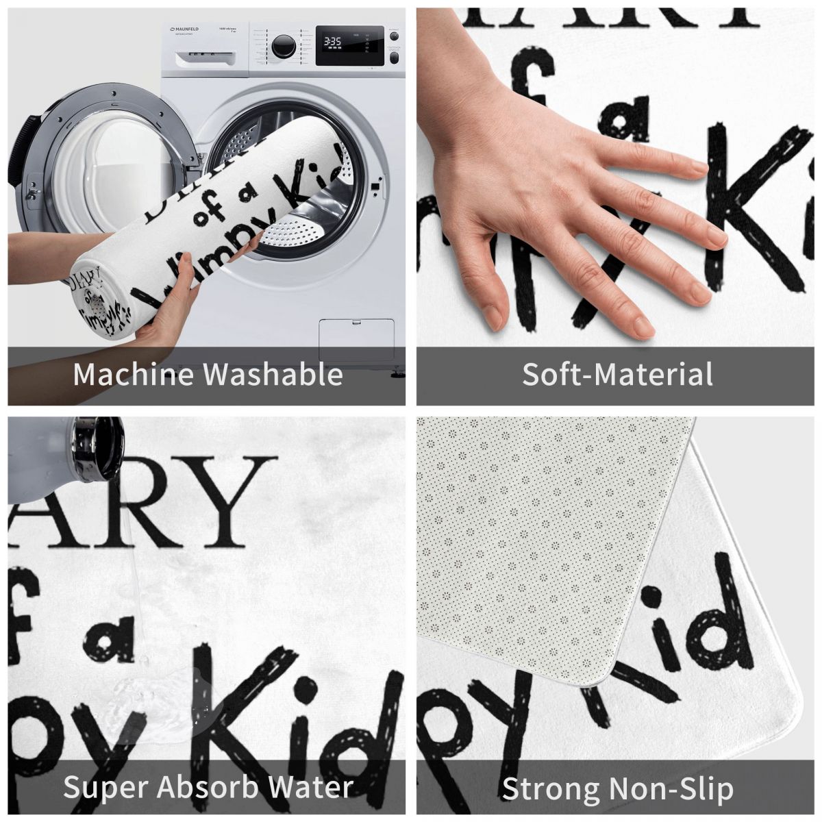 Diary Of A Wimpy Kid 滑り止めドアマット - Kids Outdoor Floor Cushions のレビューと価格