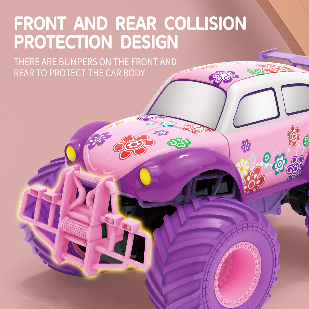 ピンク RC カー電気駆動オフロードビッグホイール高速パープ - Ride On Toy Car のレビューと価格