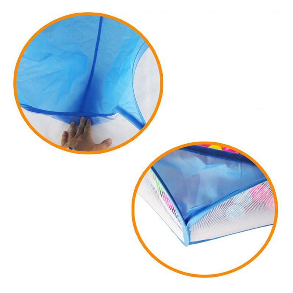 1個入り、青色の折りたたみ式プレイペン、ボールプール、ボール - Kids Outdoor Zone のレビューと価格