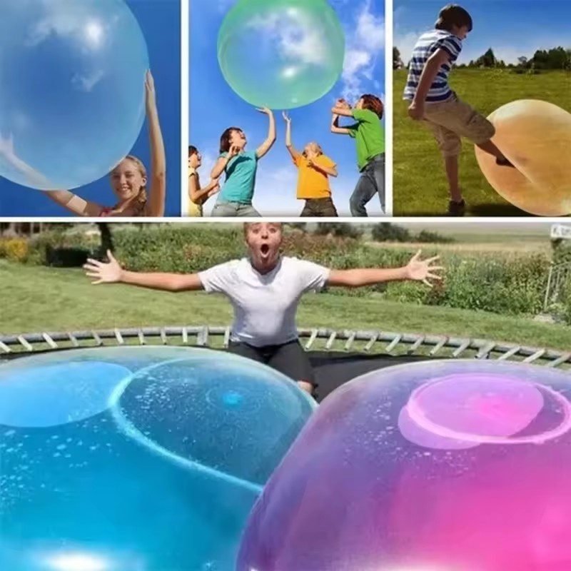 子供用屋外玩具 バブルボール インフレータブルゴムボールゲー - Kids Outdoor Dome のレビューと価格