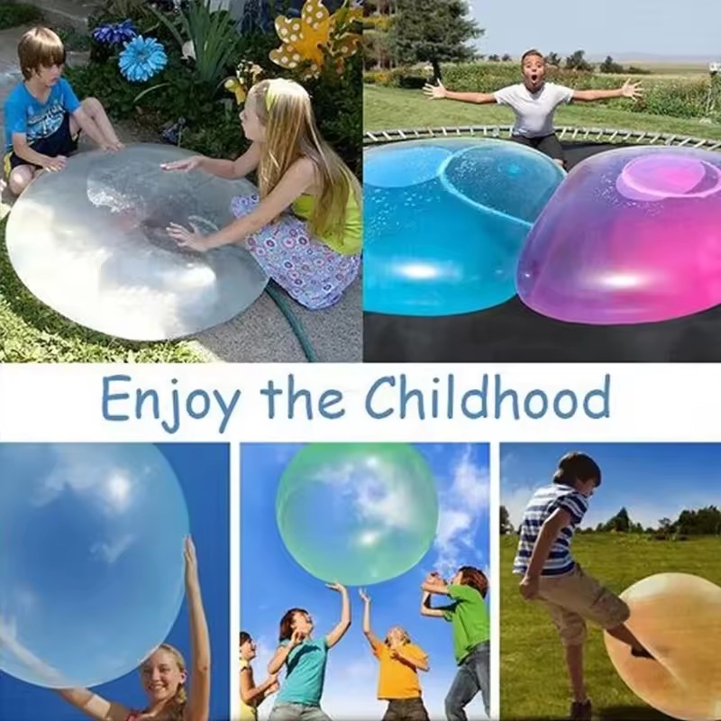 子供用屋外玩具 バブルボール インフレータブルゴムボールゲー - Kids Outdoor Dome のレビューと価格