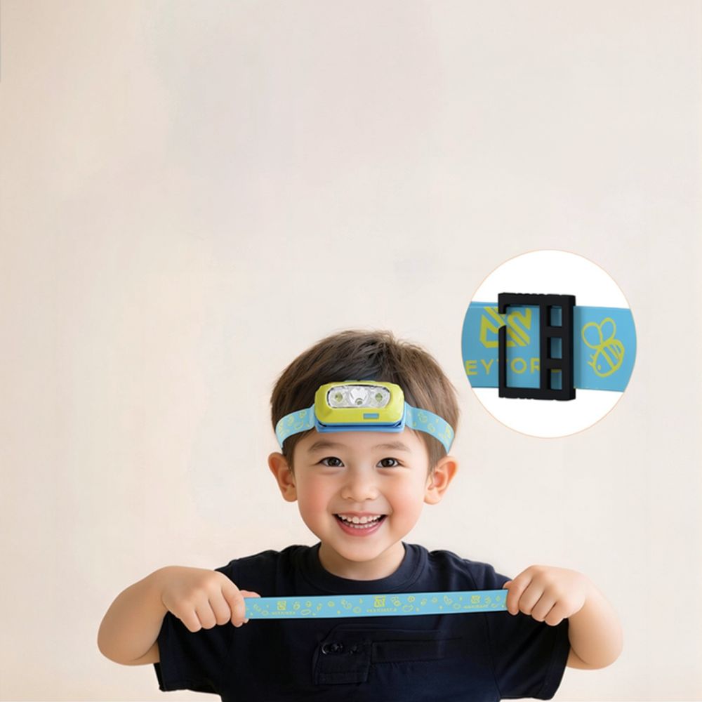 強力なLEDヘッドランプ。サイクルゾーンの若者向け。両手が自 - Kids Outdoor Zone のレビューと価格