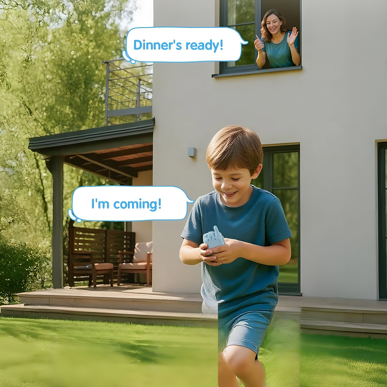 子供用2個セット ビデオウォーキートーキー ディスプレイ画面 - Kids Outdoor Voices のレビューと価格