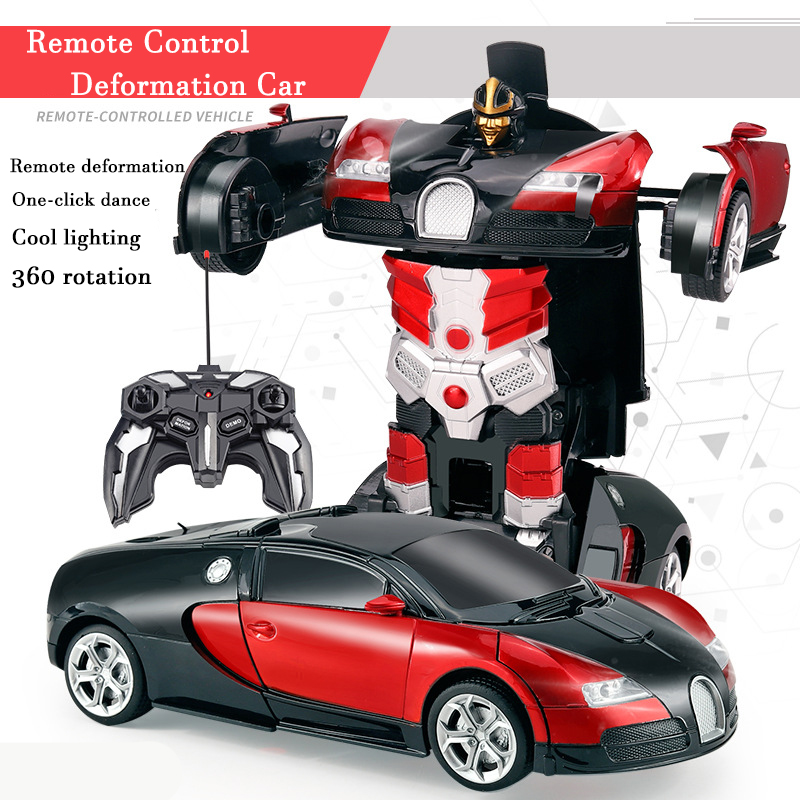 2in1 電動 RC カー変形ロボットワンキー変形車屋外リモ - Kids Outdoor Adventure のレビューと価格