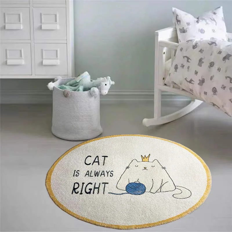 キリンの絵が描かれた丸いカーペット,子供の寝室,柔らかいプレ - Kids Outdoor Floor Cushions のレビューと価格