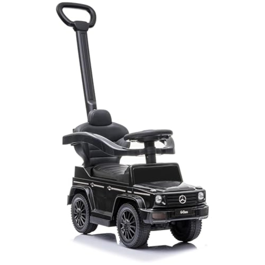 屋外用幼児向け乗用車：3in1 メルセデスGワゴン プッシュ - Ride On Toy Car のレビューと価格