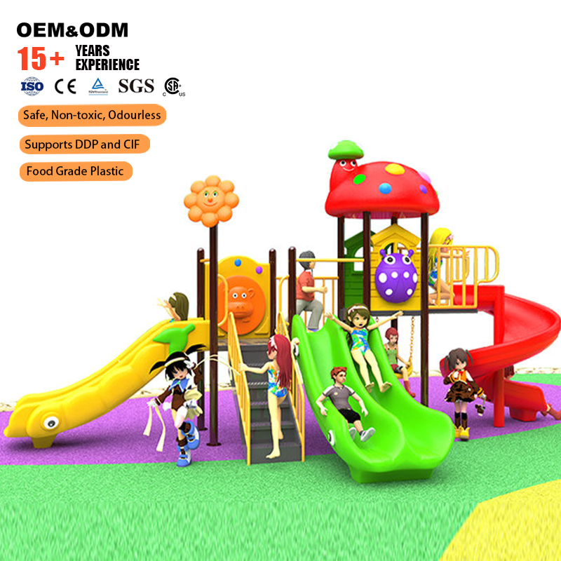 多機能屋外遊具 子供用滑り台とブランコセット 幼稚園の遊び場 - Kids Outdoor Swing Set With Slide のレビューと価格