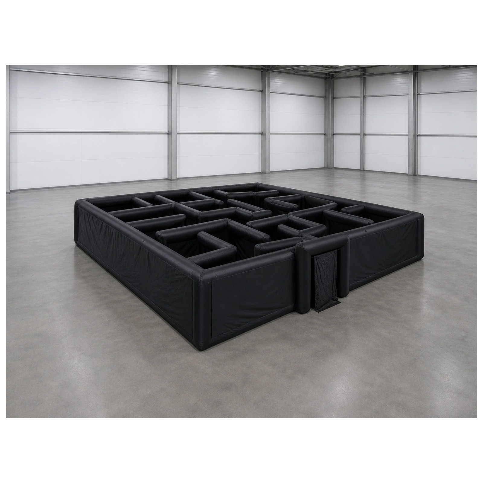 大型無地ブラックインフレータブル迷路 12×12m 39×3 - Kids Outdoor Games のレビューと価格