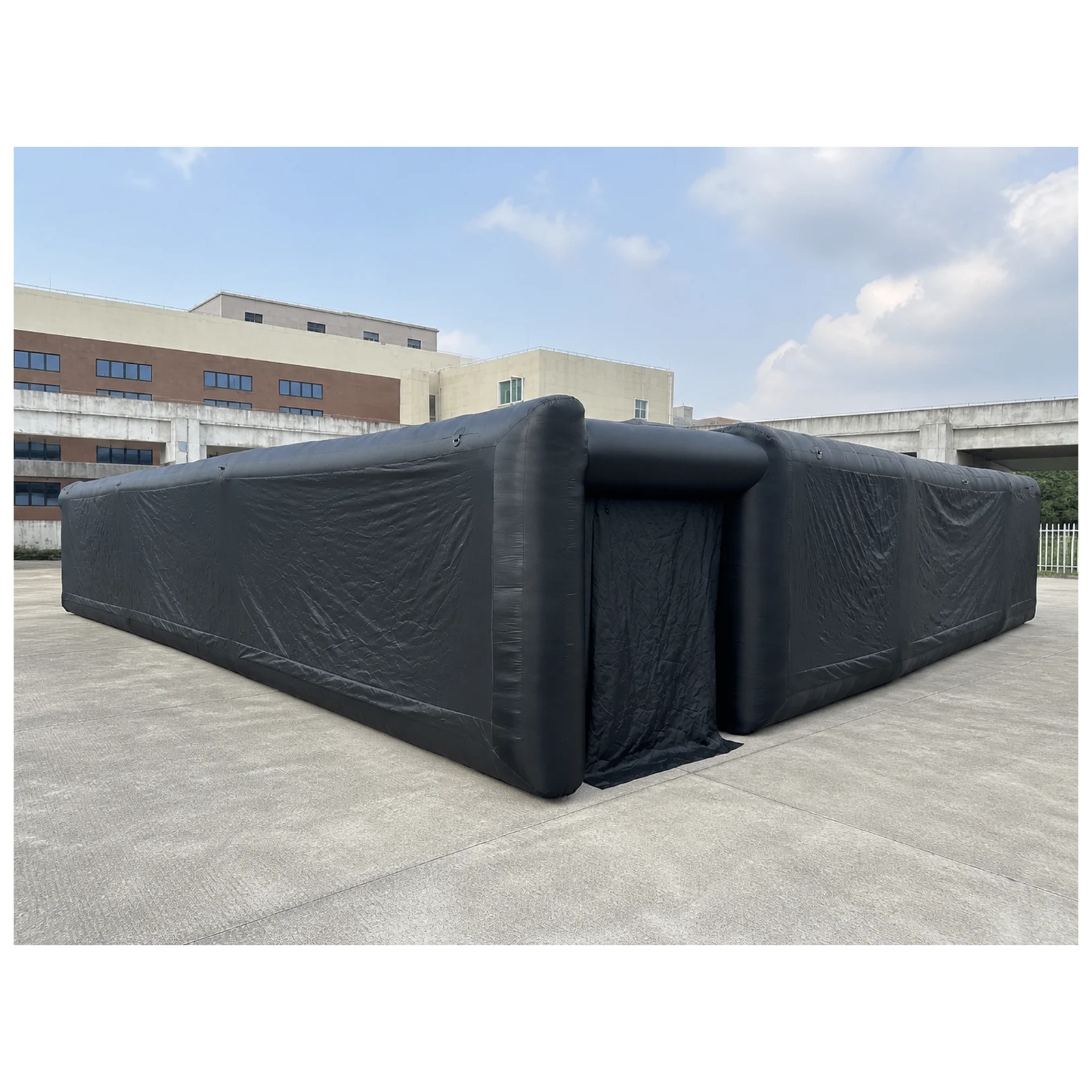 大型無地ブラックインフレータブル迷路 12×12m 39×3 - Kids Outdoor Games のレビューと価格