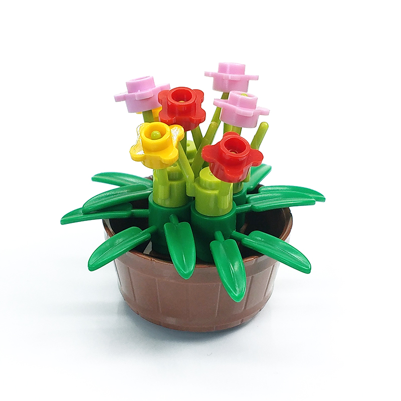 MOC ツリープラントビルディングブロックレンガ草ブッシュジ - Lego Set City のレビューと価格