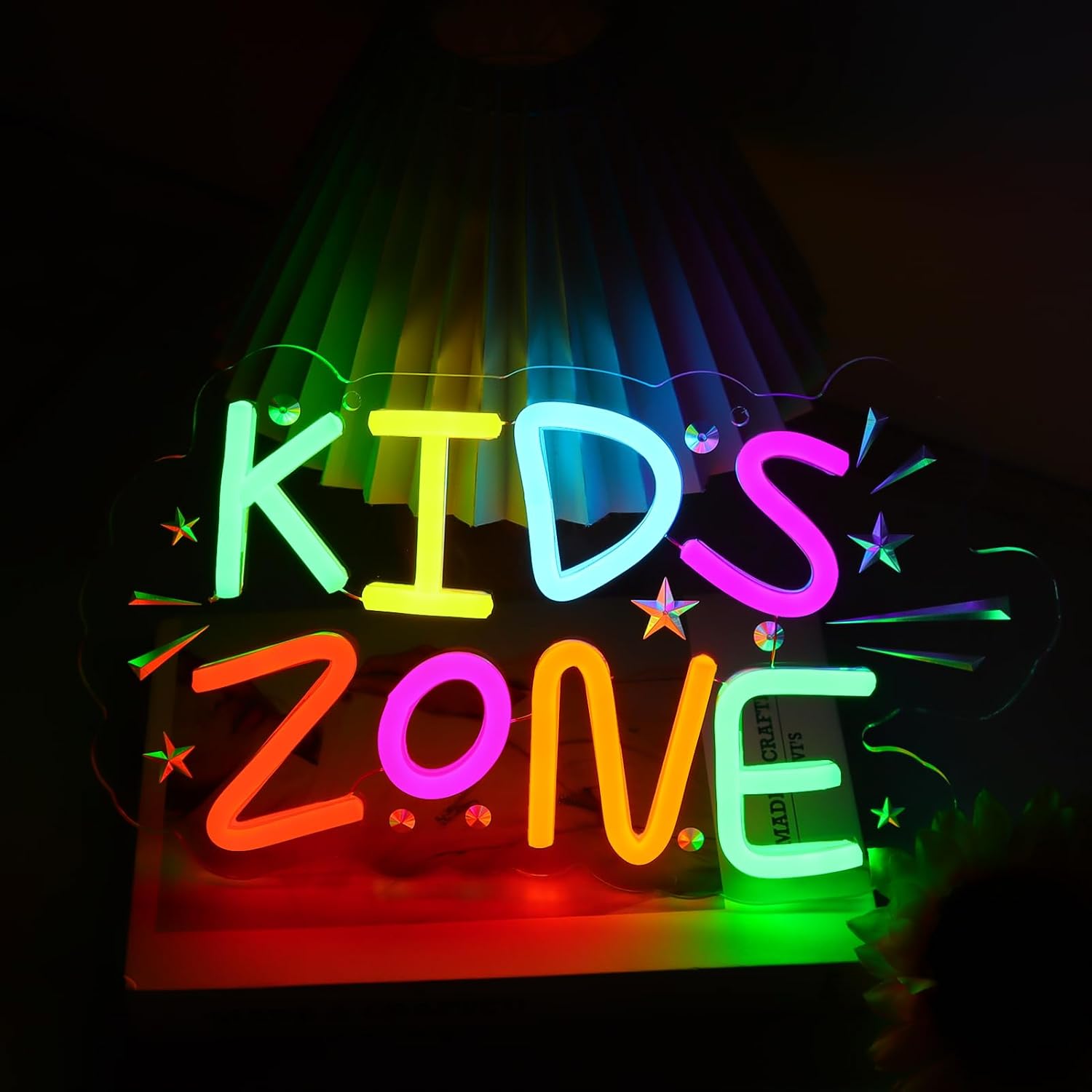 キッズゾーン ネオンサインアート ウォールライト USB電源 - Kids Outdoor Zone のレビューと価格
