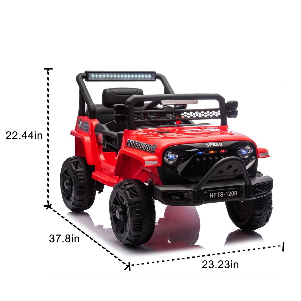 12V子供用電動トラックカー、親用コントローラー付き、2WD - Ride On Toy Car のレビューと価格