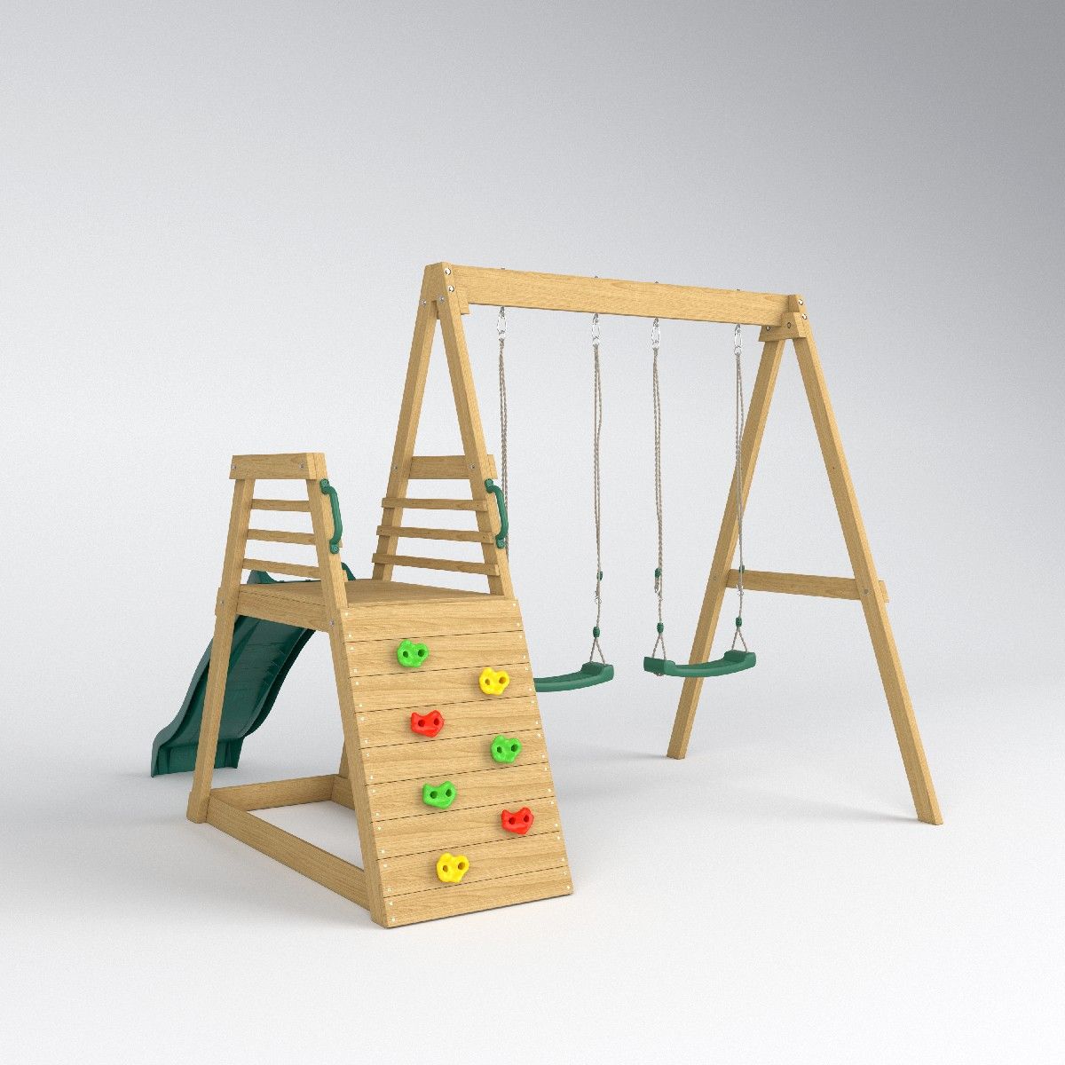 2026年 ジャングルジム スライド スイング ガーデン キ - Kids Outdoor Swing Set With Slide のレビューと価格