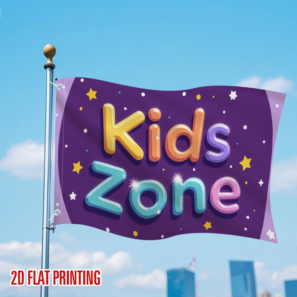 キッズゾーン ガーデンフラッグ 耐久性のあるポリエステル製  - Kids Outdoor Zone のレビューと価格