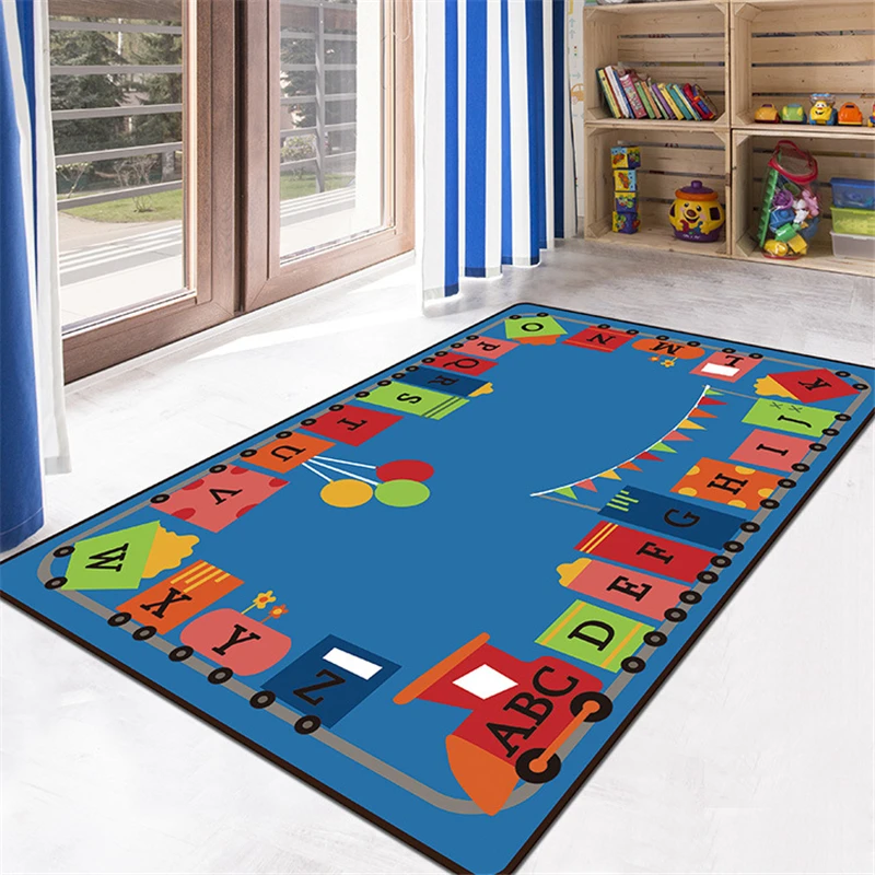 子供の寝室の漫画の車の敷物パーラーソフトエリアラグソファサイ - Kids Outdoor Floor Cushions のレビューと価格