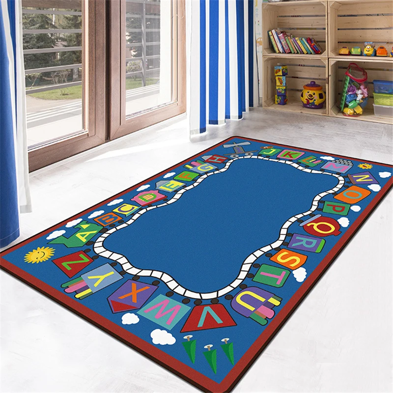 子供の寝室の漫画の車の敷物パーラーソフトエリアラグソファサイ - Kids Outdoor Floor Cushions のレビューと価格
