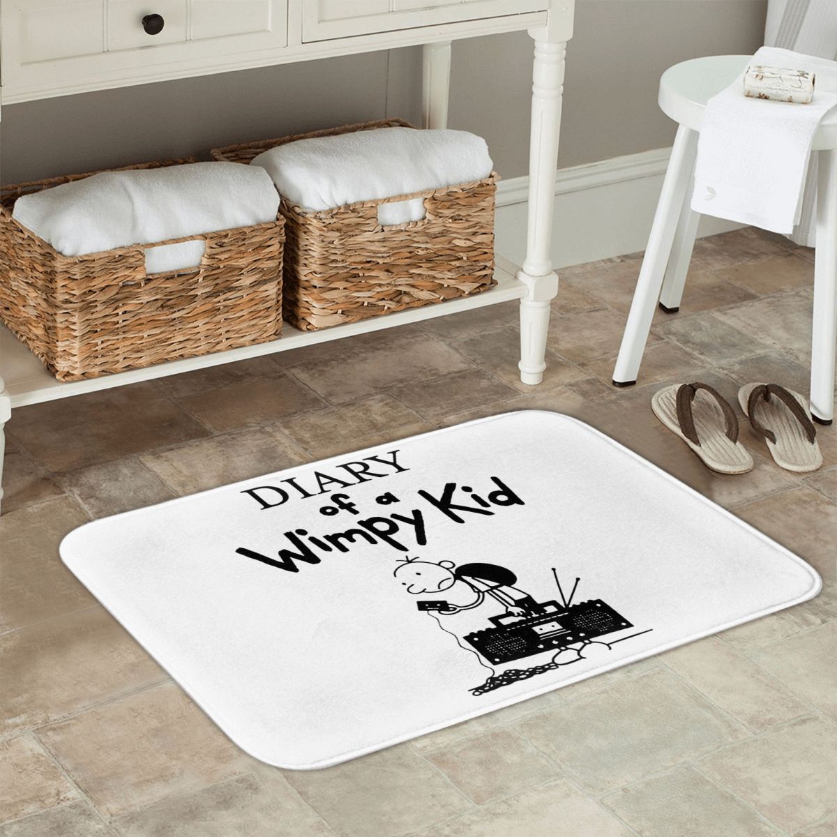 弱虫日記 滑り止めドアマット フロアマット クッション カー - Kids Outdoor Floor Cushions のレビューと価格