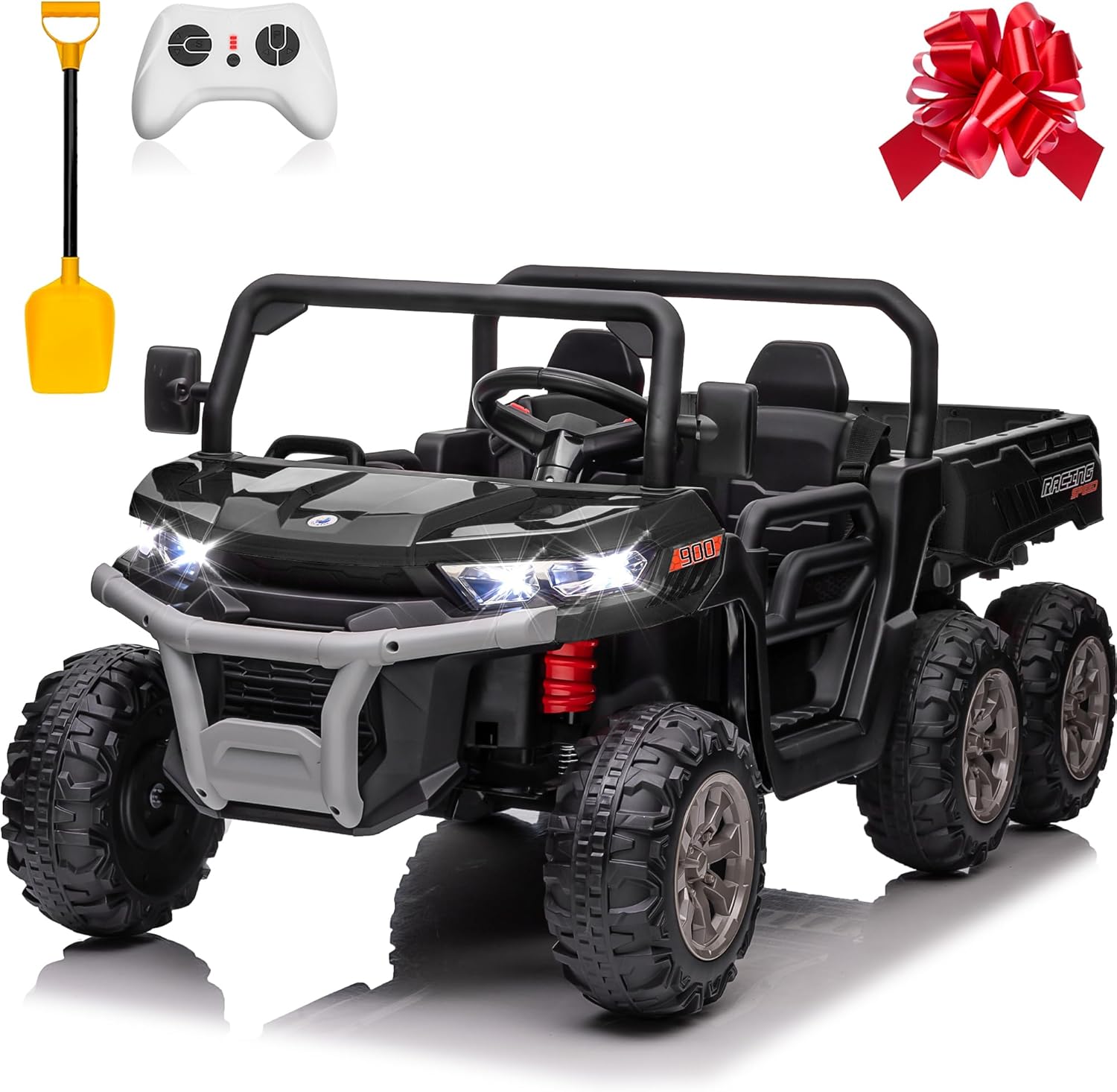4x4 24V リモコン付き電動ダンプトラック、2人乗り電動 - Ride On Toy Car のレビューと価格