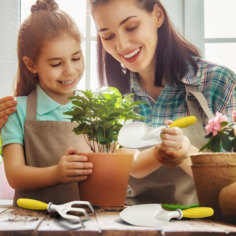 子供用ガーデニングツールセット 3点セット くまで ショベル - Kids Outdoor Yard Tools のレビューと価格