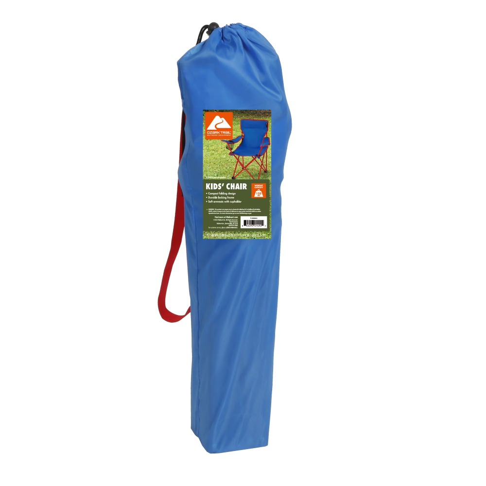 ポータブル子供用折りたたみキャンプチェア カップホルダー付き - Kids Outdoor Adventure のレビューと価格