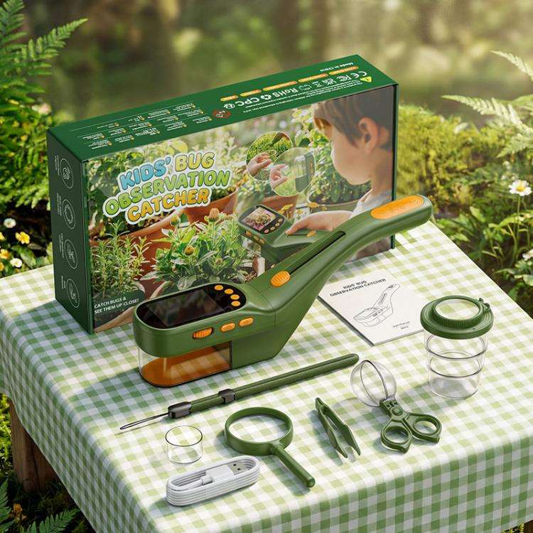 プラスチック製キッズ用昆虫観察器 500倍 HD顕微鏡 10 - Kids Outdoor Adventure のレビューと価格