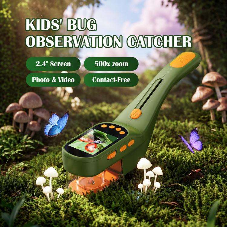 プラスチック製キッズ用昆虫観察器 500倍 HD顕微鏡 10 - Kids Outdoor Adventure のレビューと価格