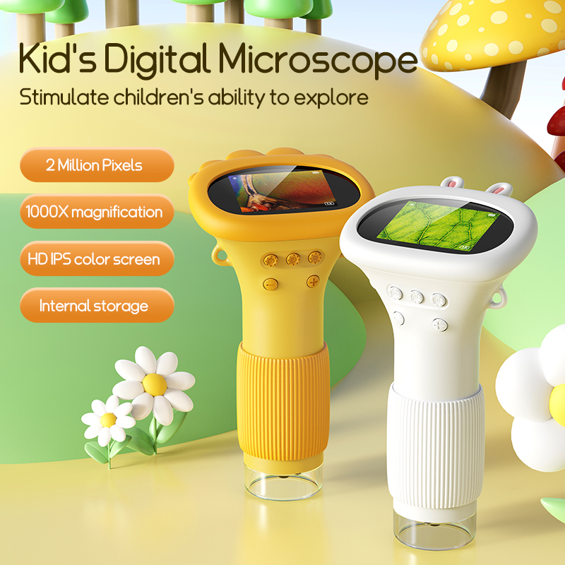 2.0 インチミニポケット顕微鏡 1000X 子供科学実験器 - Kids.Outdoor Utensils のレビューと価格