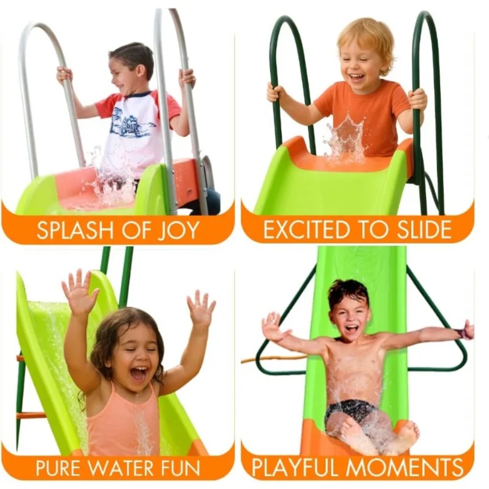 パティオ傘 - 遊び場用滑り台 - 広々とした裏庭用自立型プ - Kids Outdoor Swing Set With Slide のレビューと価格