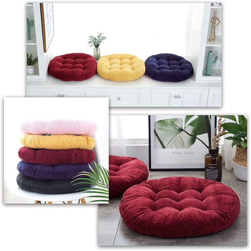 大人と子供のための丸い瞑想クッション,厚い,ヨガ,ソファ - Kids Outdoor Floor Cushions のレビューと価格