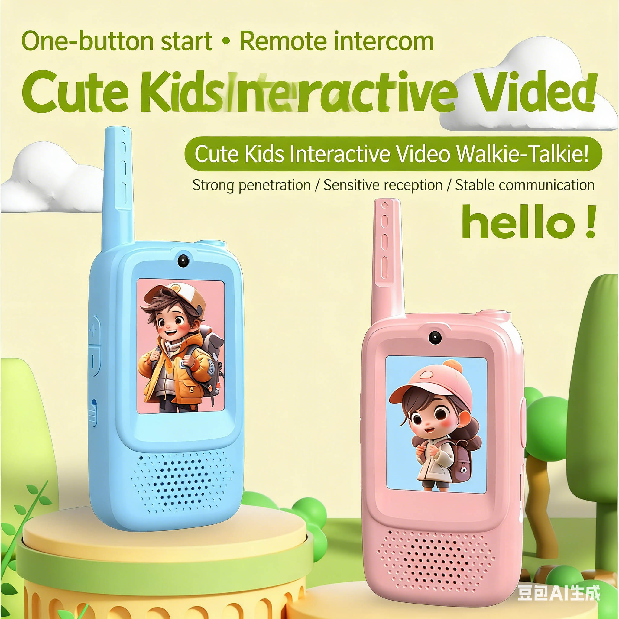 2 個ビデオ子供用ビデオトランシーバー子供屋内屋外おもちゃ音 - Kids Outdoor Voices のレビューと価格