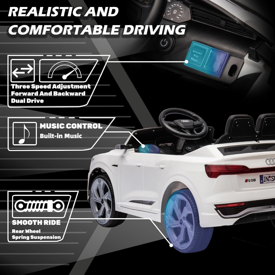 12V ライセンス取得済み アウディ SQ8 乗用玩具 -  - Ride On Toy Car のレビューと価格