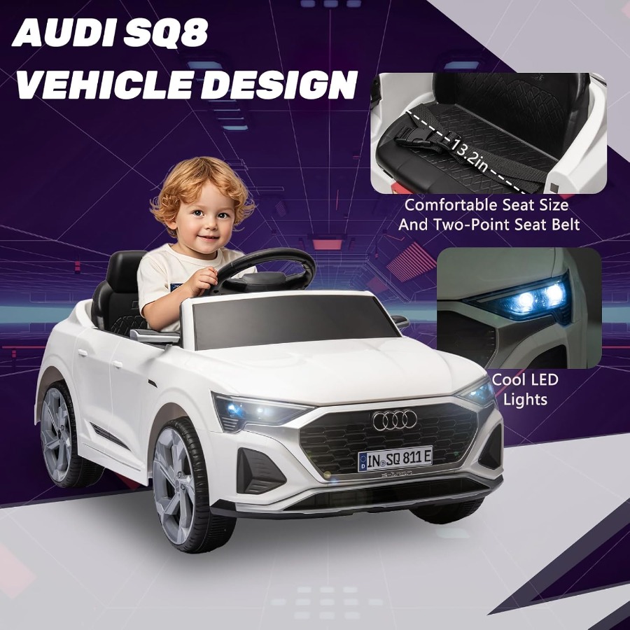 12V ライセンス取得済み アウディ SQ8 乗用玩具 -  - Ride On Toy Car のレビューと価格