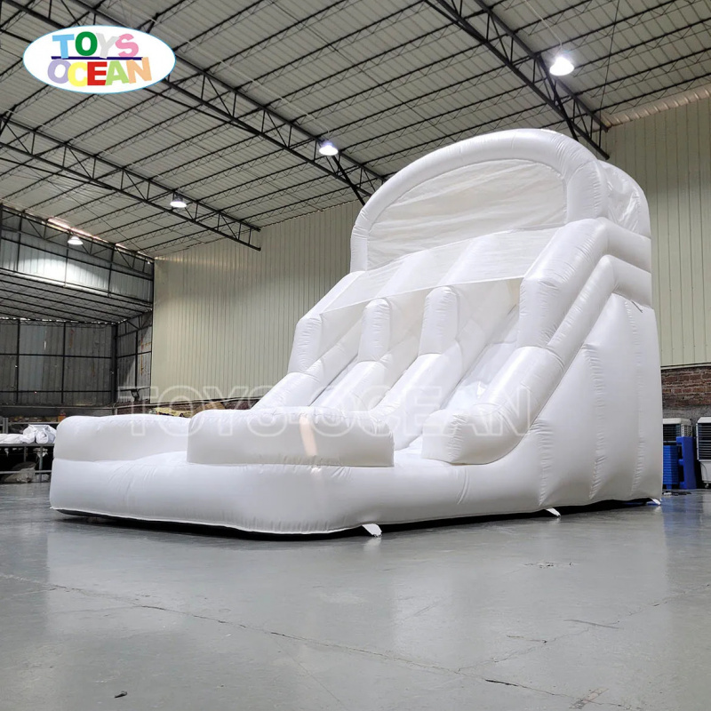 子供用インフレータブルウォータースライド、ダブルホワイトスラ - Kids Outdoor Water Slide のレビューと価格