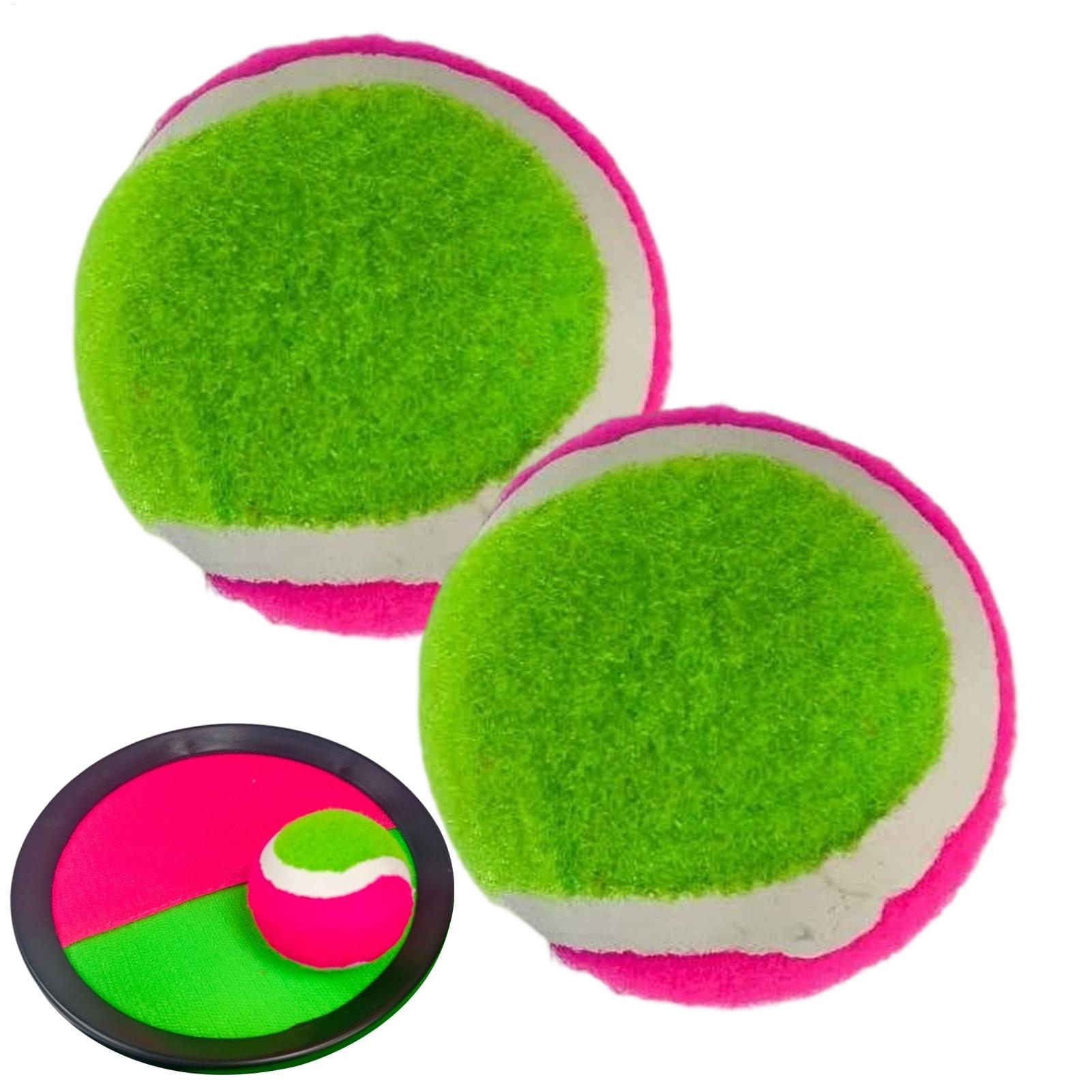 2.5インチの粘着性のあるトス＆キャッチボールセット2個入り - Kids Outdoor Games のレビューと価格